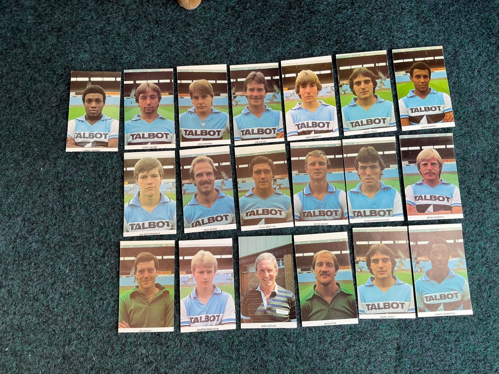 Coventry city save a card lottery cards  of team players for sale on Ebay
