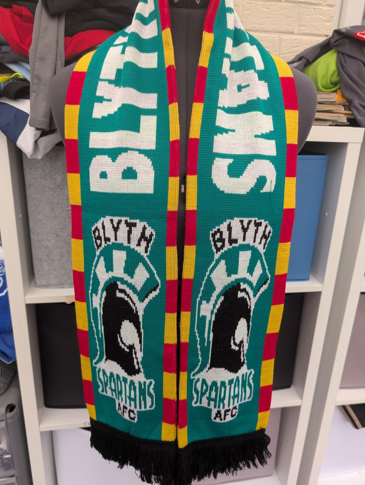 Blyth Spartans Non League Football Scarf  (Not Shirt) Green North East for sale on Ebay