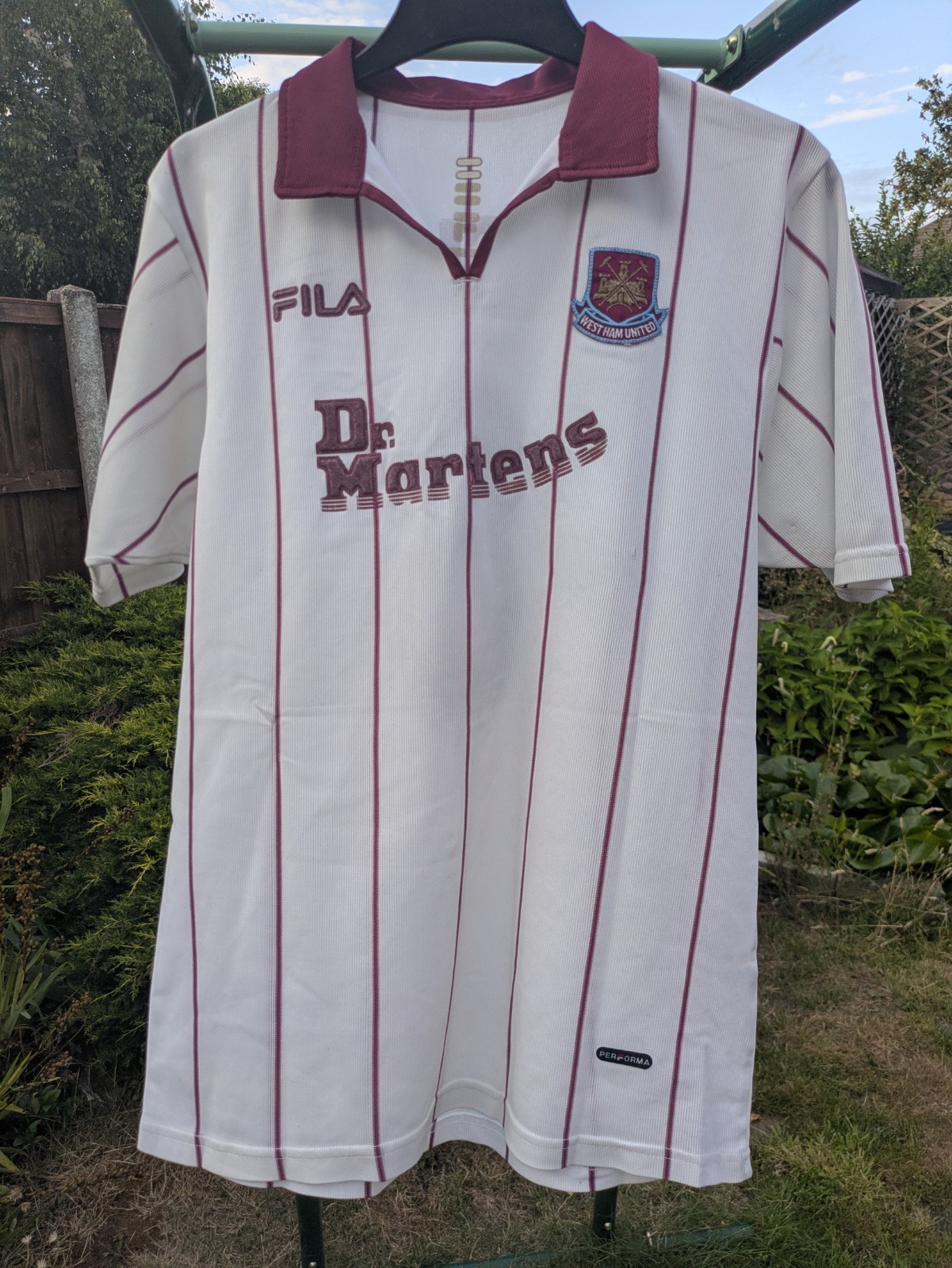 Fila West Ham United 2002/2003 Away Shirt Men Original for sale on Ebay