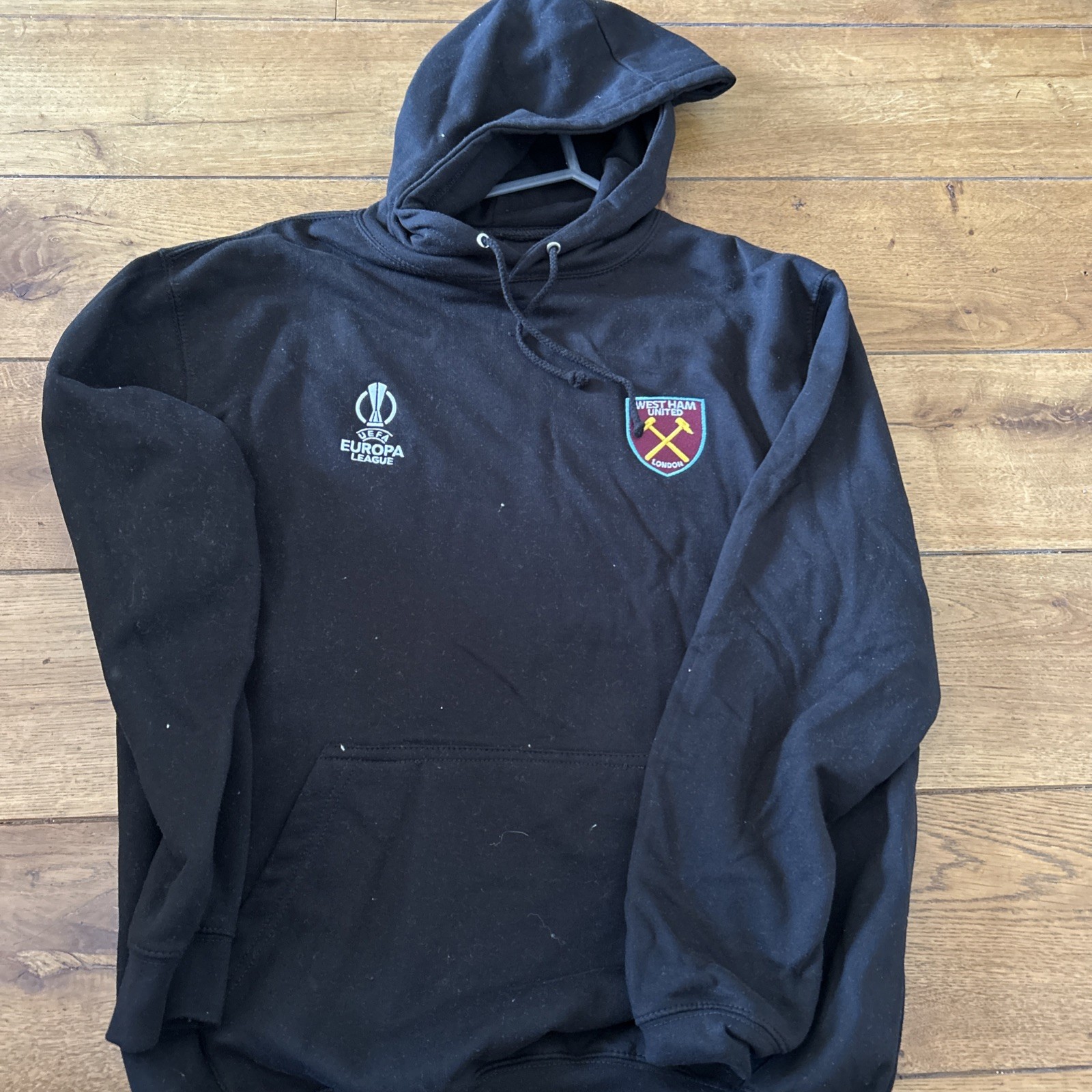 West Ham Europa League Hoodie Size Large  VGC for sale on Ebay