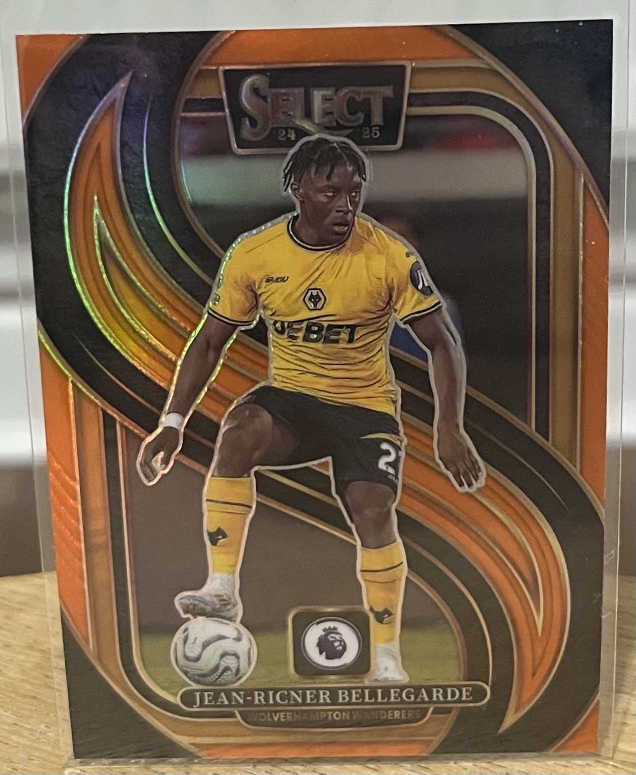 2024-25 Select Jean-Ricner Bellegarde Orange Prizm /75 Wolves Mezzanine 🔥 for sale on Ebay