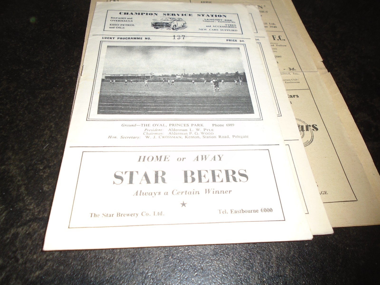 EASTBOURNE UNITED V DARTFORD 1961-2 METROPOLITAN LEAGUE for sale on Ebay