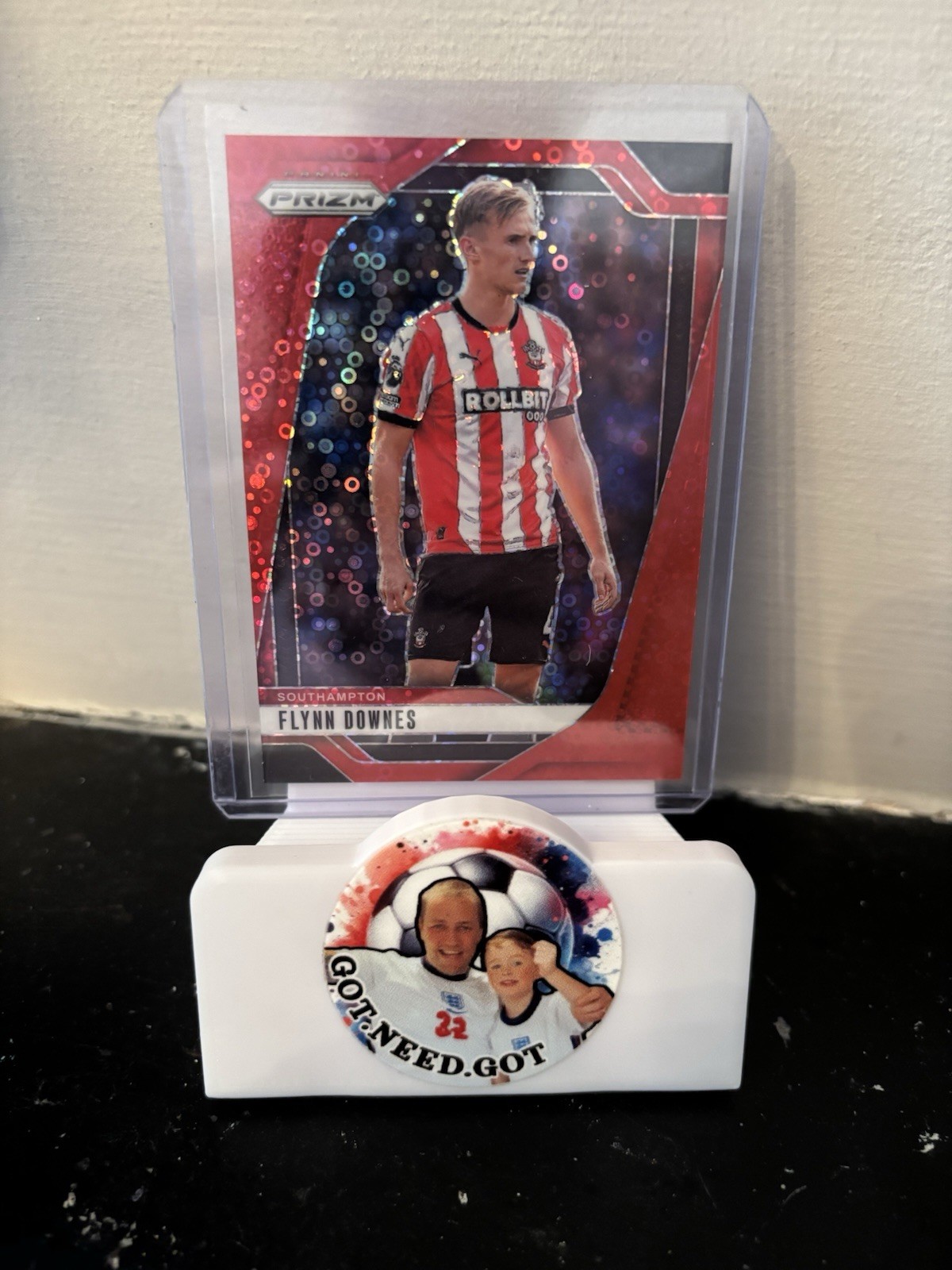 Panini Prizm EPL 2025 #291 Flynn Downes Southampton Red Breakaway Prizm /49 for sale on Ebay