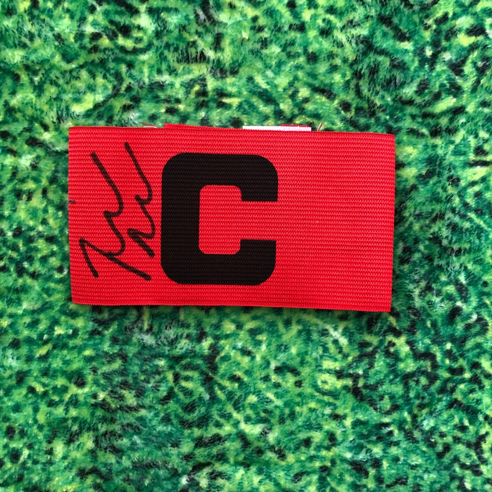Jon Dahl Tomasson Of Denmark, Newcastle & AC Milan Signed Captains Armband wCOA for sale on Ebay