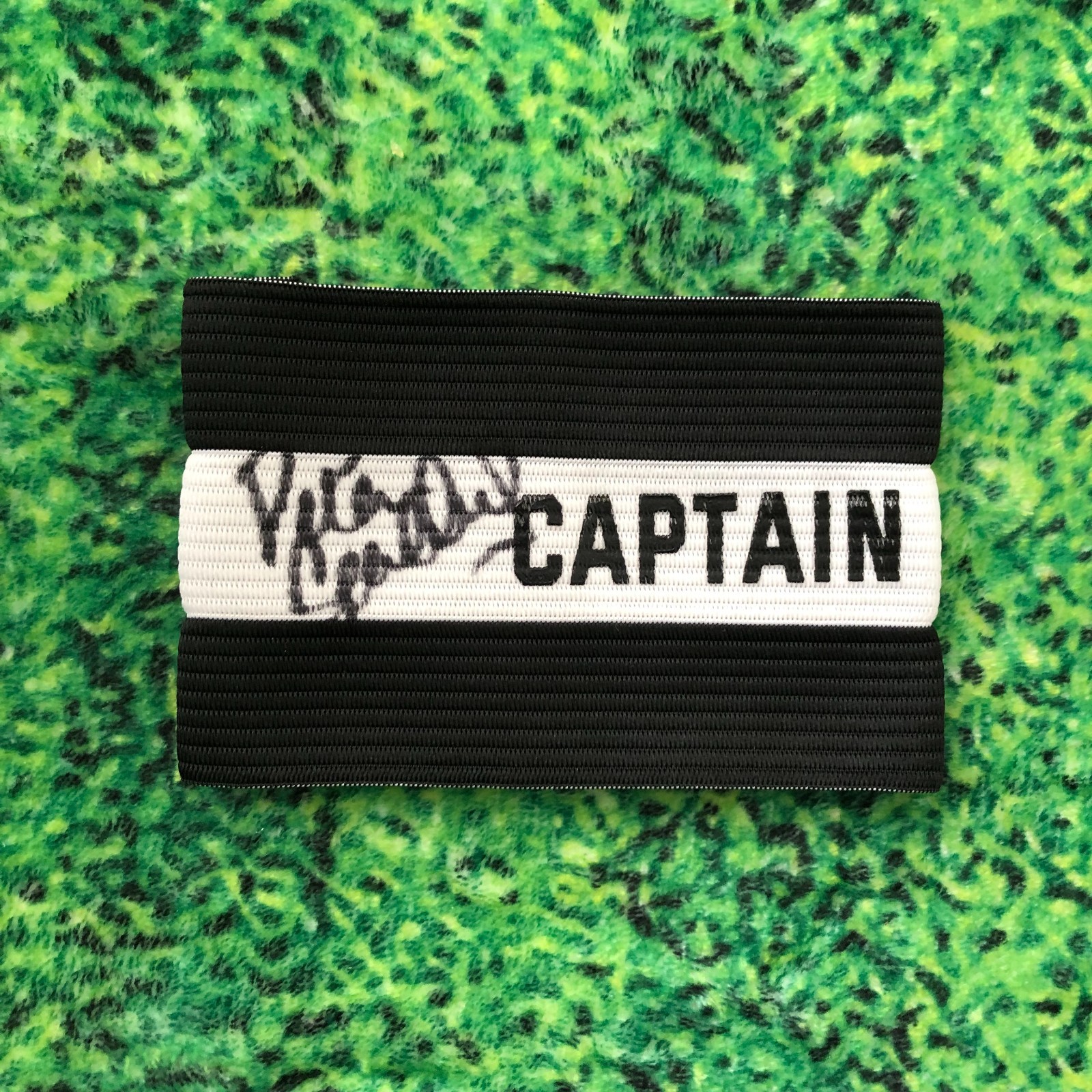 Peter Beardsley Of England, Newcastle & Liverpool Signed Captains Armband wCOA for sale on Ebay