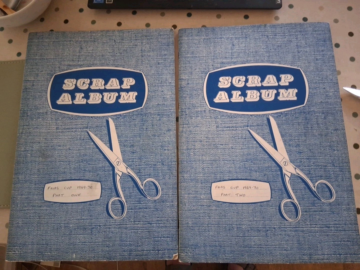2 NEWCASTLE UNITED FAIRS CUP SCRAPBOOKS for sale on Ebay