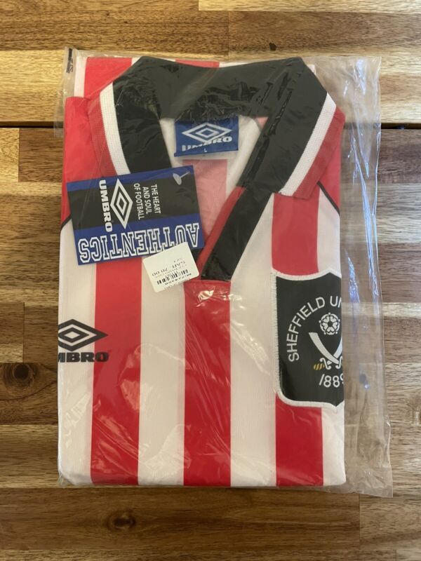 Sheffield United 1994-95 Home Shirt BNIB Large for sale on Ebay