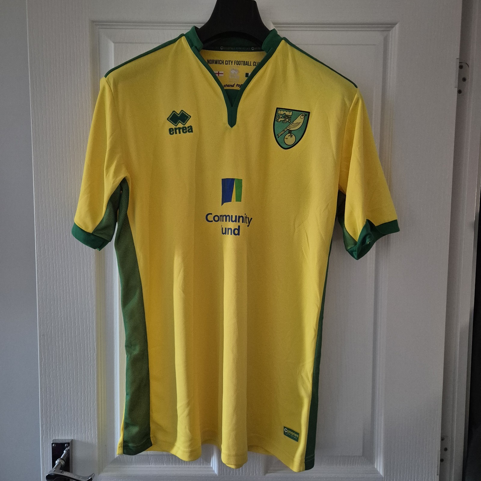 Norwich City Football Club Official Home Shirt 2016/17 Size XXXL for sale on Ebay