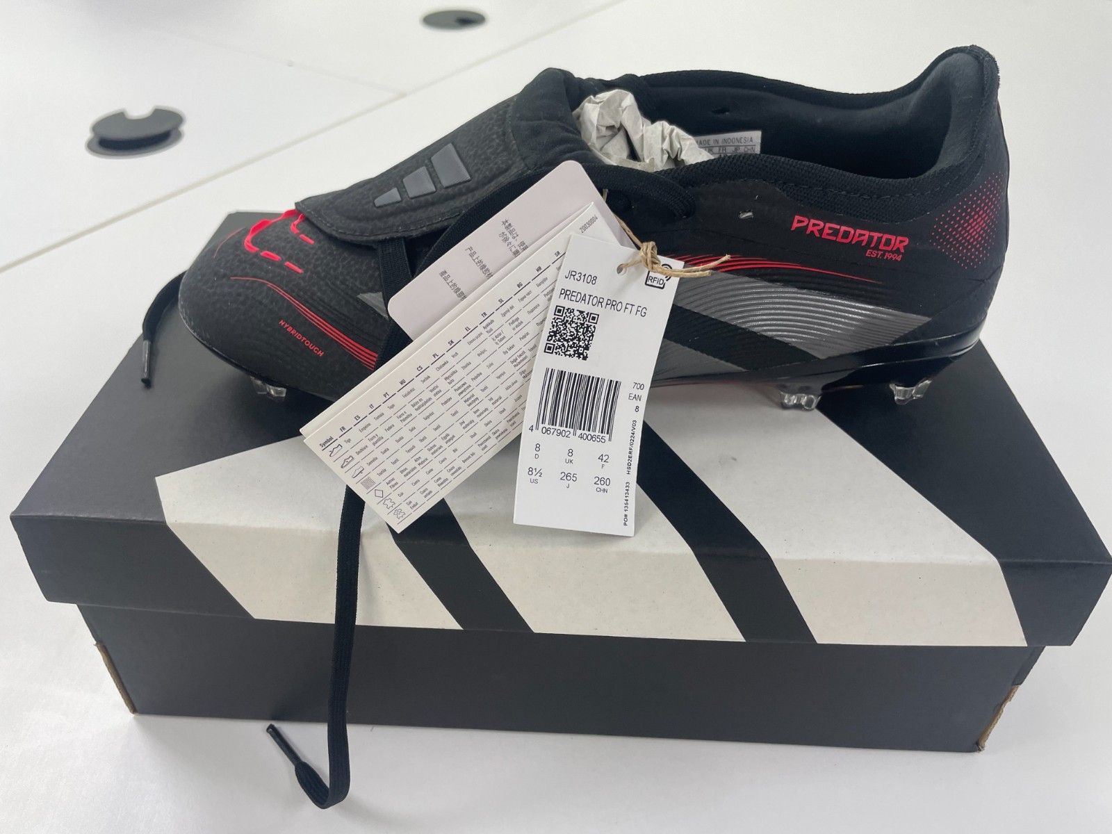 Adidas Predator Elite Men’s Football Boots Size 8 for sale on Ebay