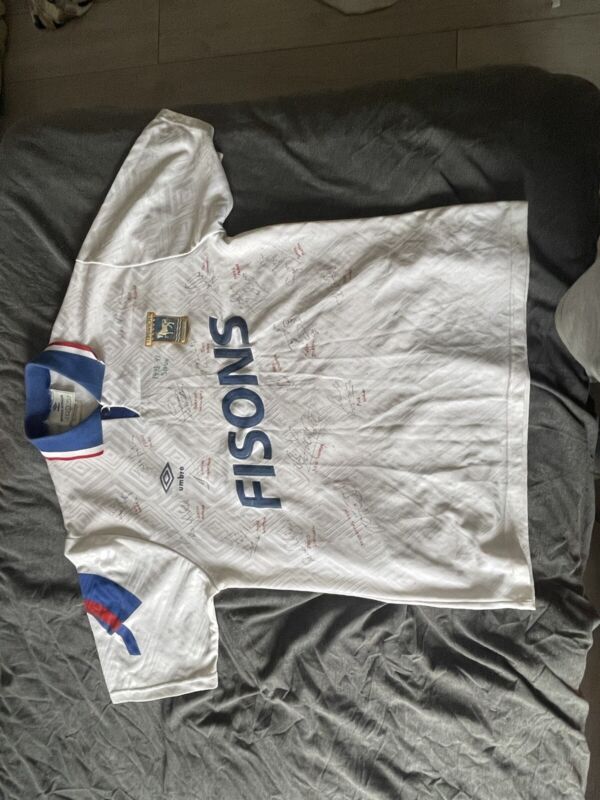 Signed ipswich town Football Club Shirt for sale on Ebay