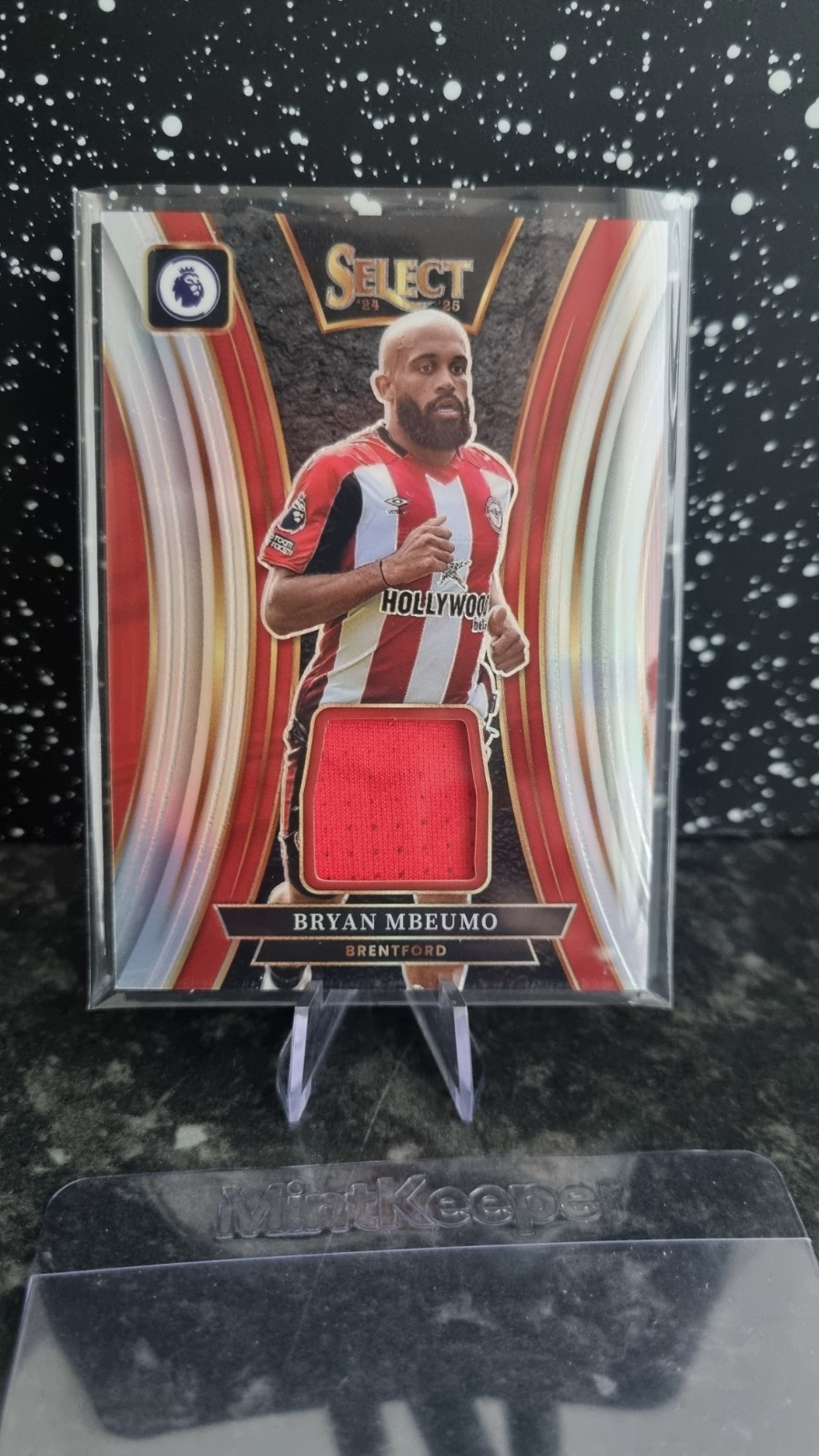 2024-25 Panini Prem Select Bryan Mbeumo Patch Relic Card Brentford FC #SM-BM for sale on Ebay