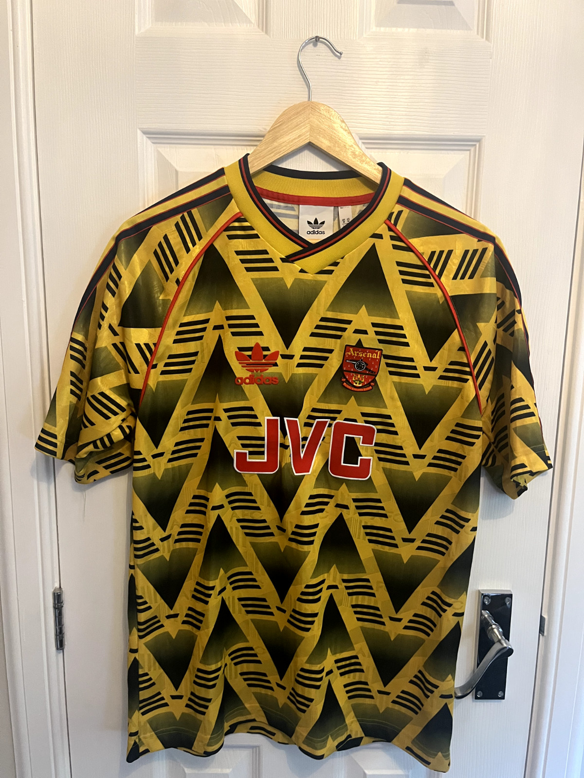 2019 Re-released Arsenal Bruised Banana Away Shirt - Adidas - Medium - 91/93 for sale on Ebay