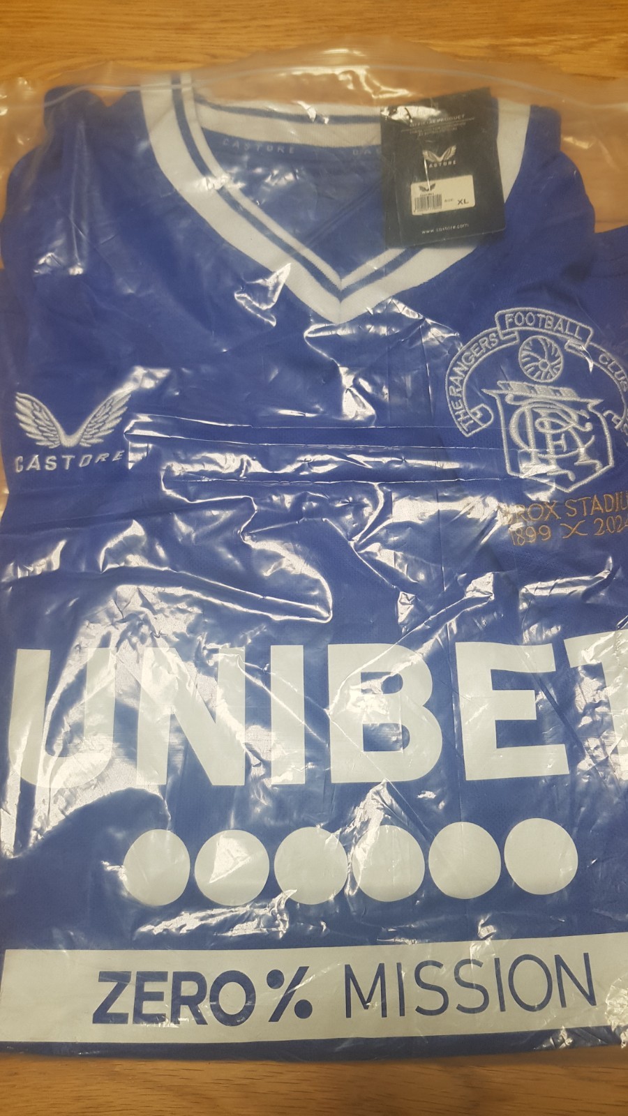 rangers football shirt xl 150th anniversary new for sale on Ebay