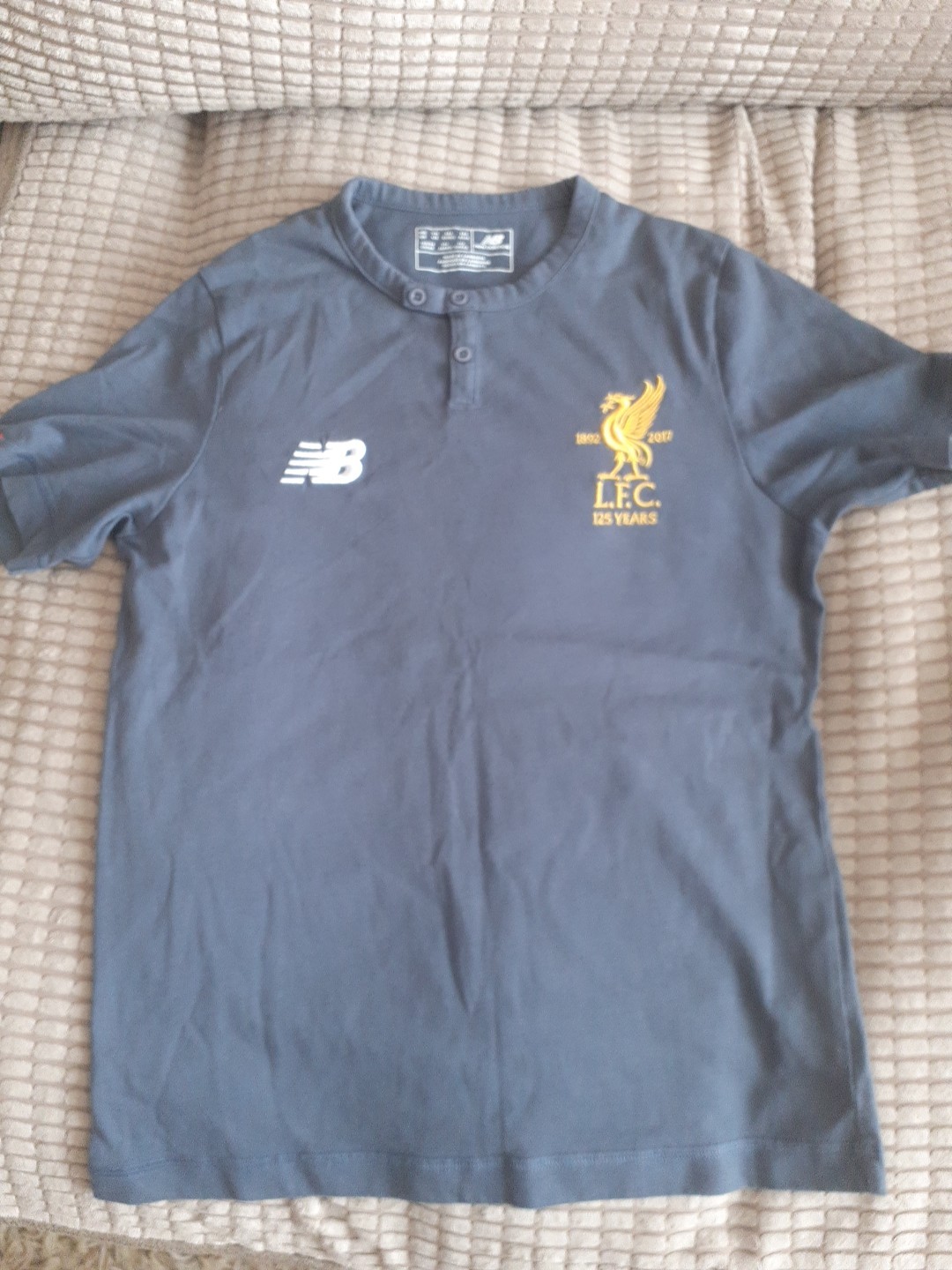 Liverpool Grey T-shirt And Shorts 134cm for sale on Ebay
