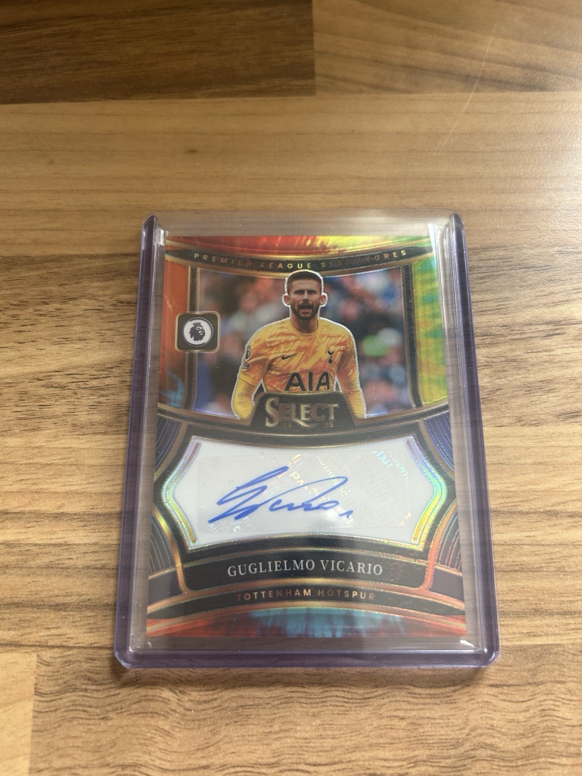 Panini Prizm Choice EPL Tottenham Hotspur 24/25 Guglielmo Vicario Auto for sale on Ebay
