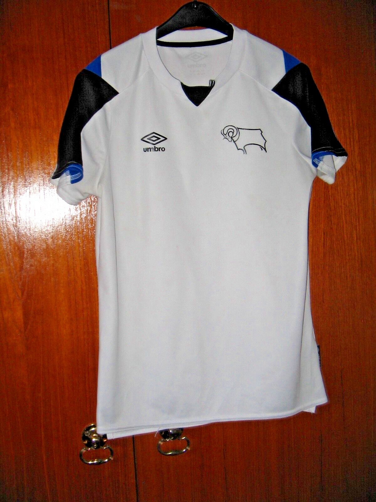 Derby County Football Shirt Umbro Home Shirt size YXL 158cm age 13/14 years for sale on Ebay