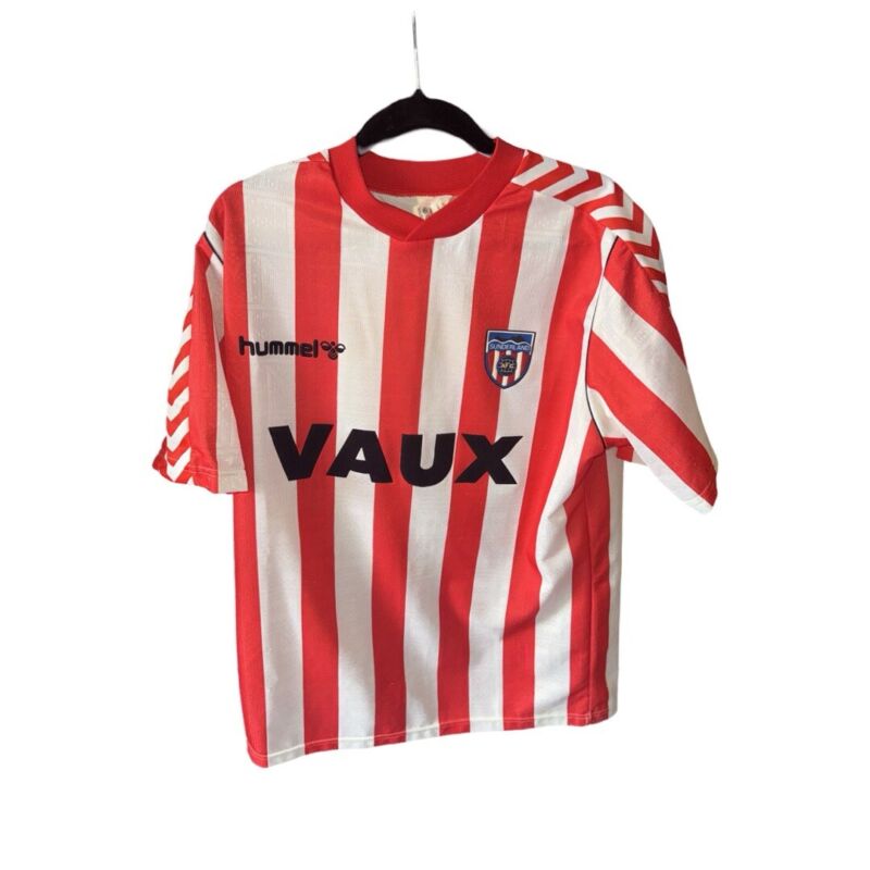 Sunderland 1988 1991 Home Football Shirt Original Hummel Vintage Vaux - Adult XL for sale on Ebay
