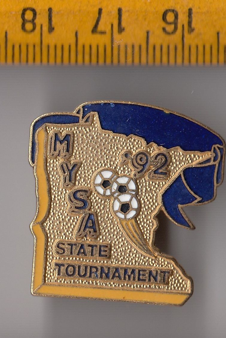 US Youth Soccer Minnesota State Cup Football Federation Association pin badge for sale on Ebay