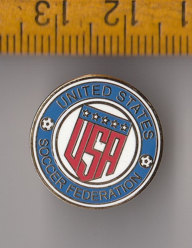 USA Soccer Football Federation Association pin badge for sale on Ebay