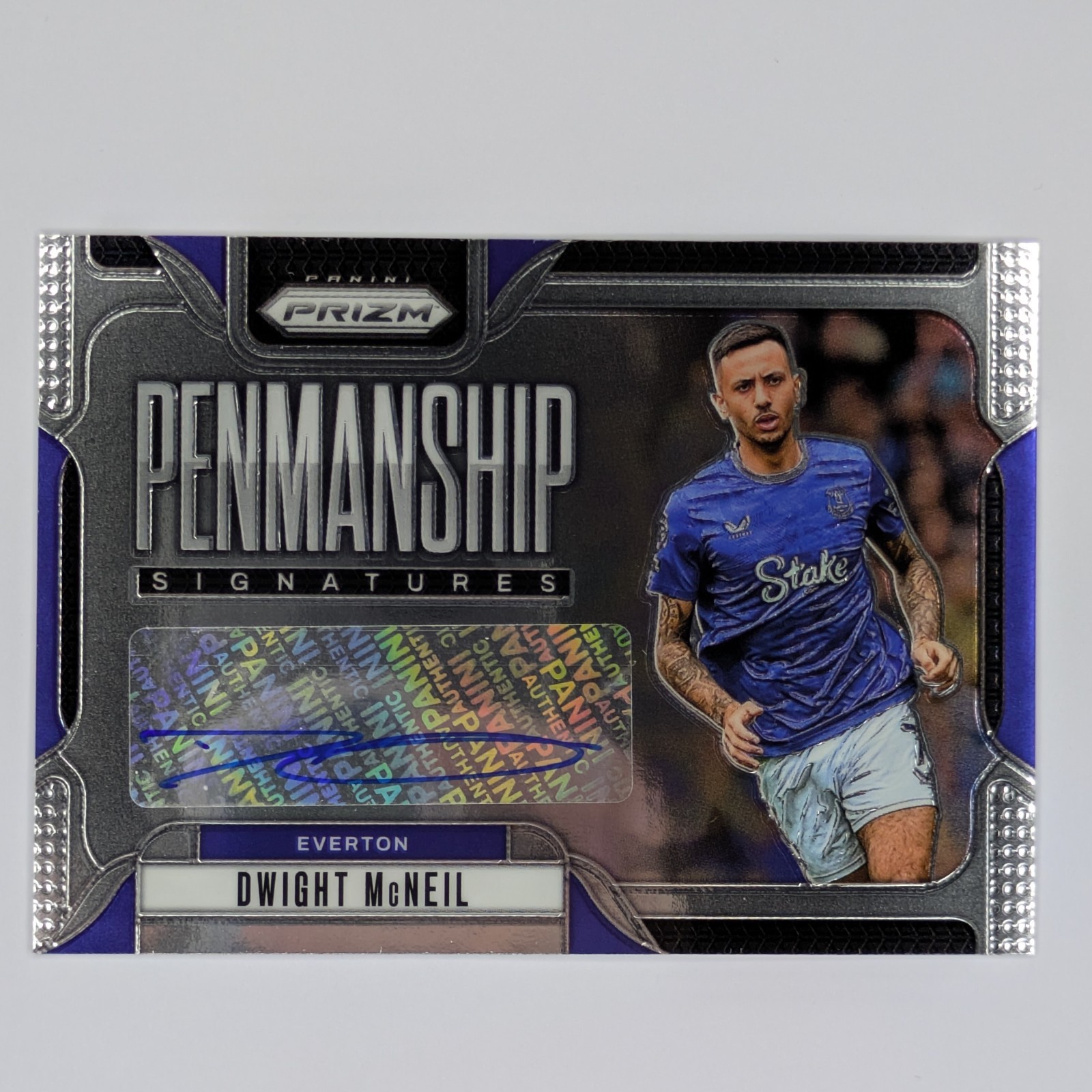 Panini Prizm Premier League 24-25 | Dwight McNeil Penmanship auto | Everton for sale on Ebay