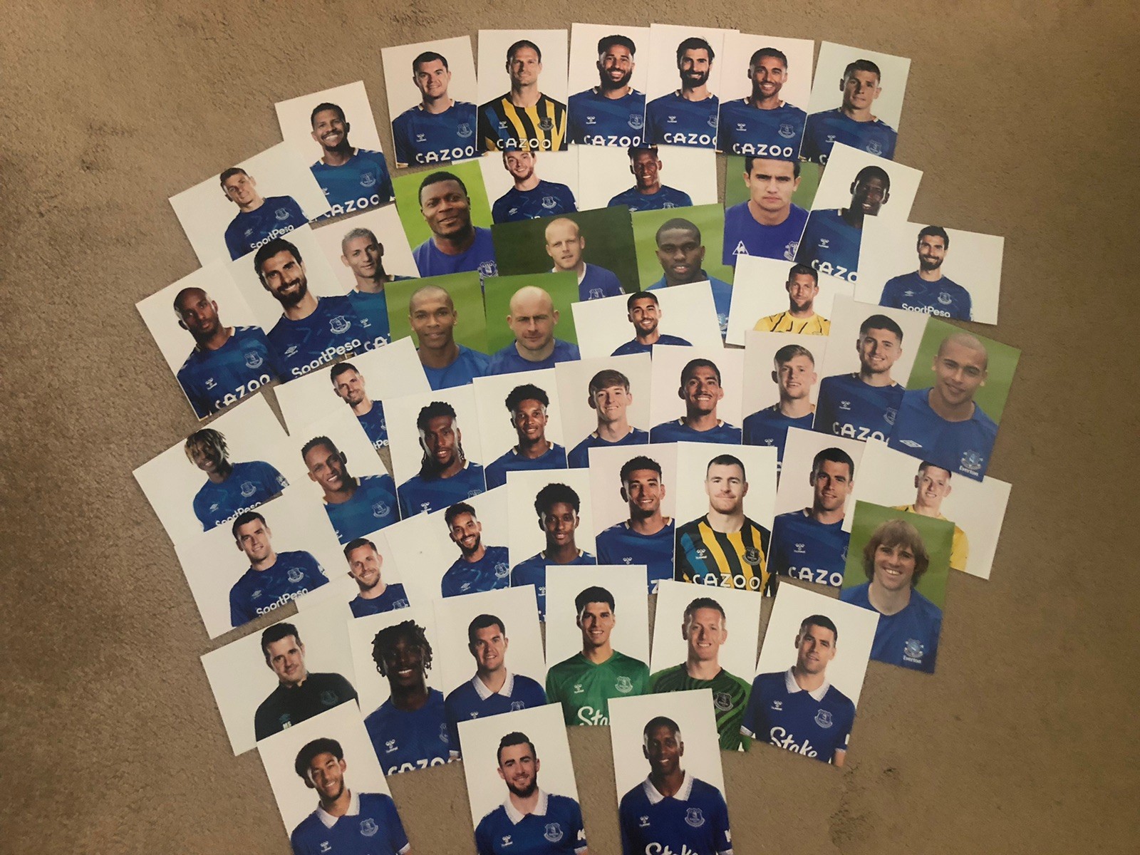 Job Lot (Over 50) !!  EVERTON Unsigned 6x4 Player Photos Mixed Seasons!! for sale on Ebay