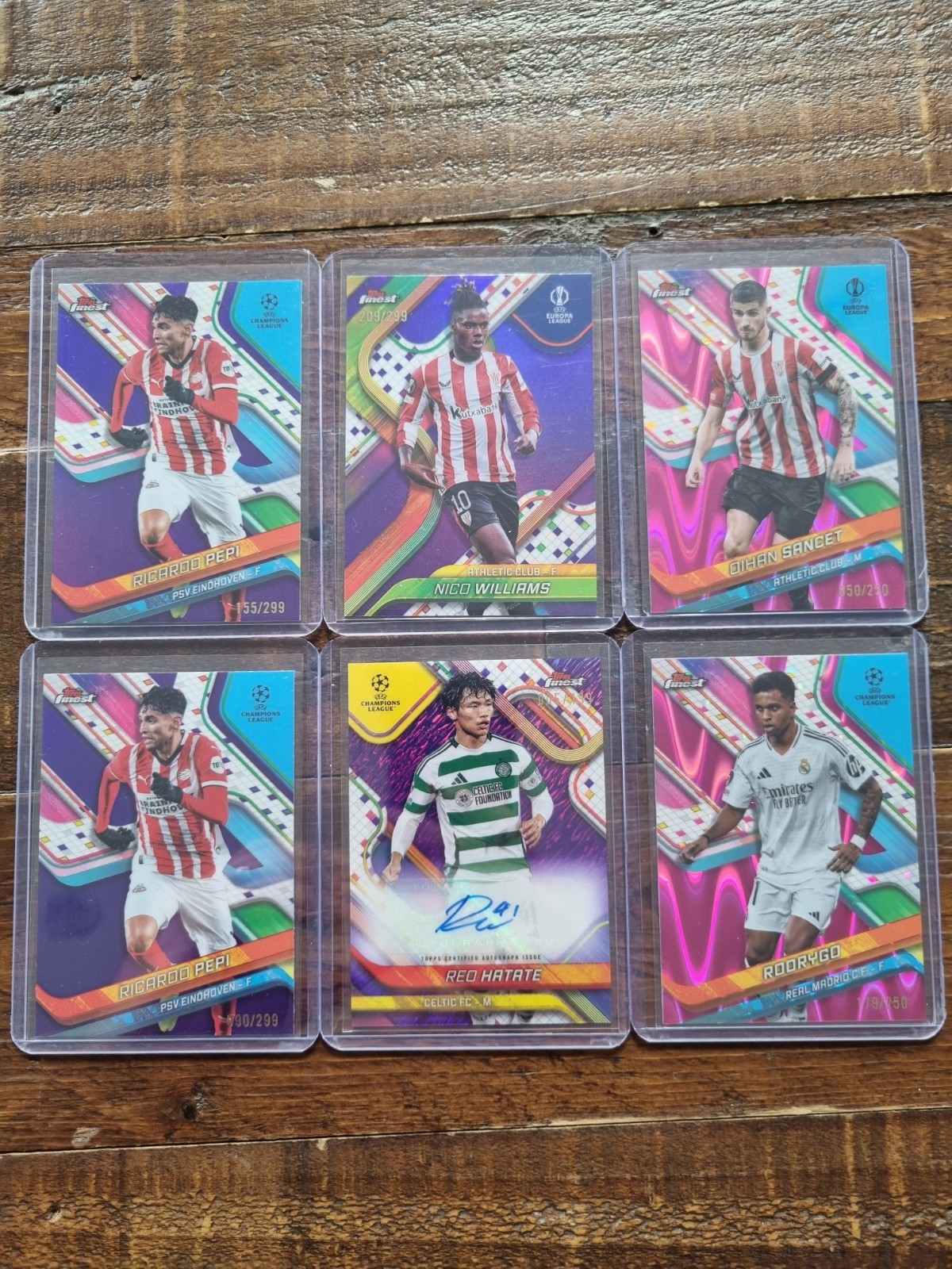 Topps Finest UCC X6 Numbered Inc 1x AUTO. Celtic, Real Madrid for sale on Ebay