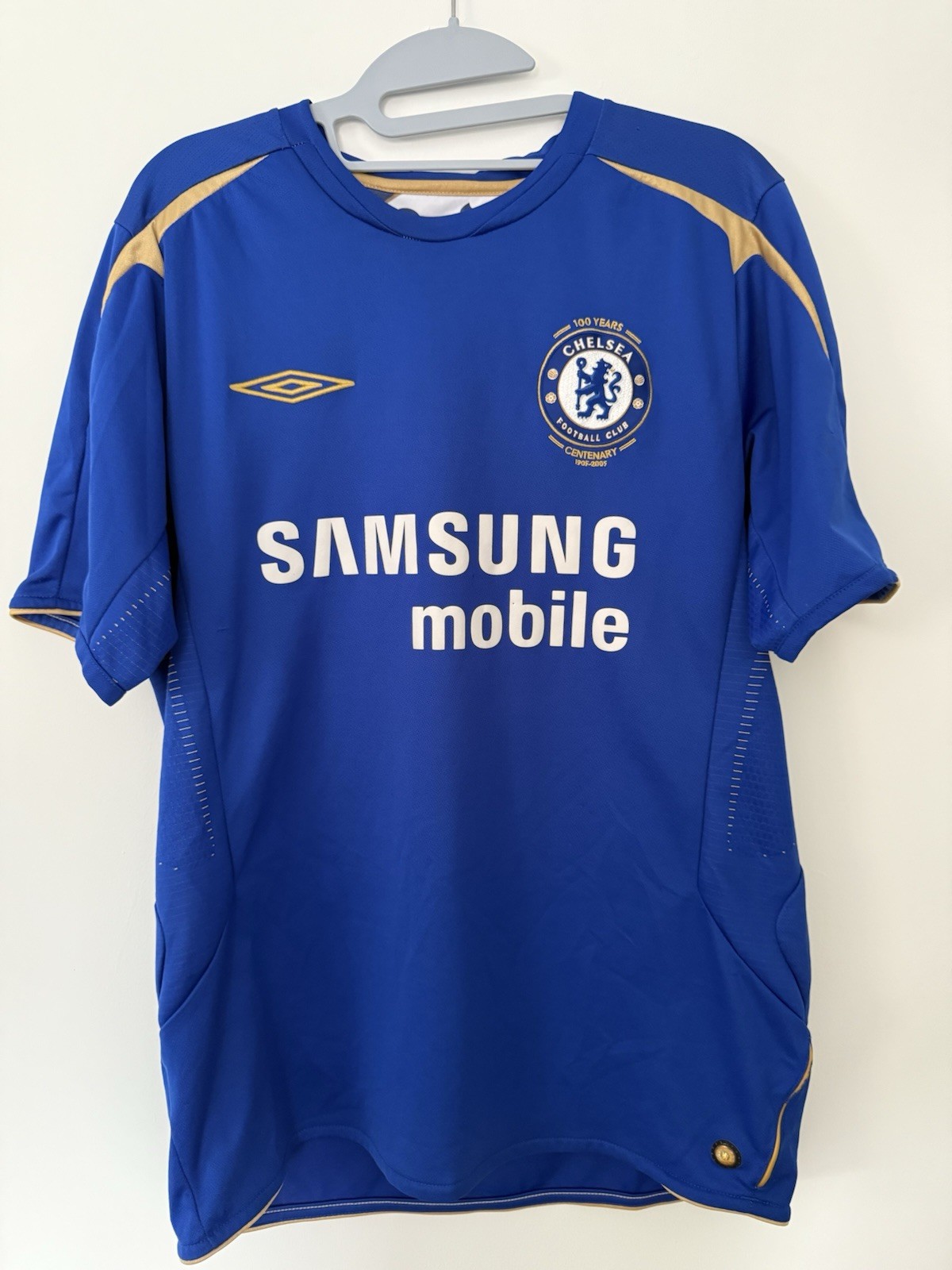 Chelsea FC Centenary 100 Years 2005/06 Home Shirt Size Medium for sale on Ebay