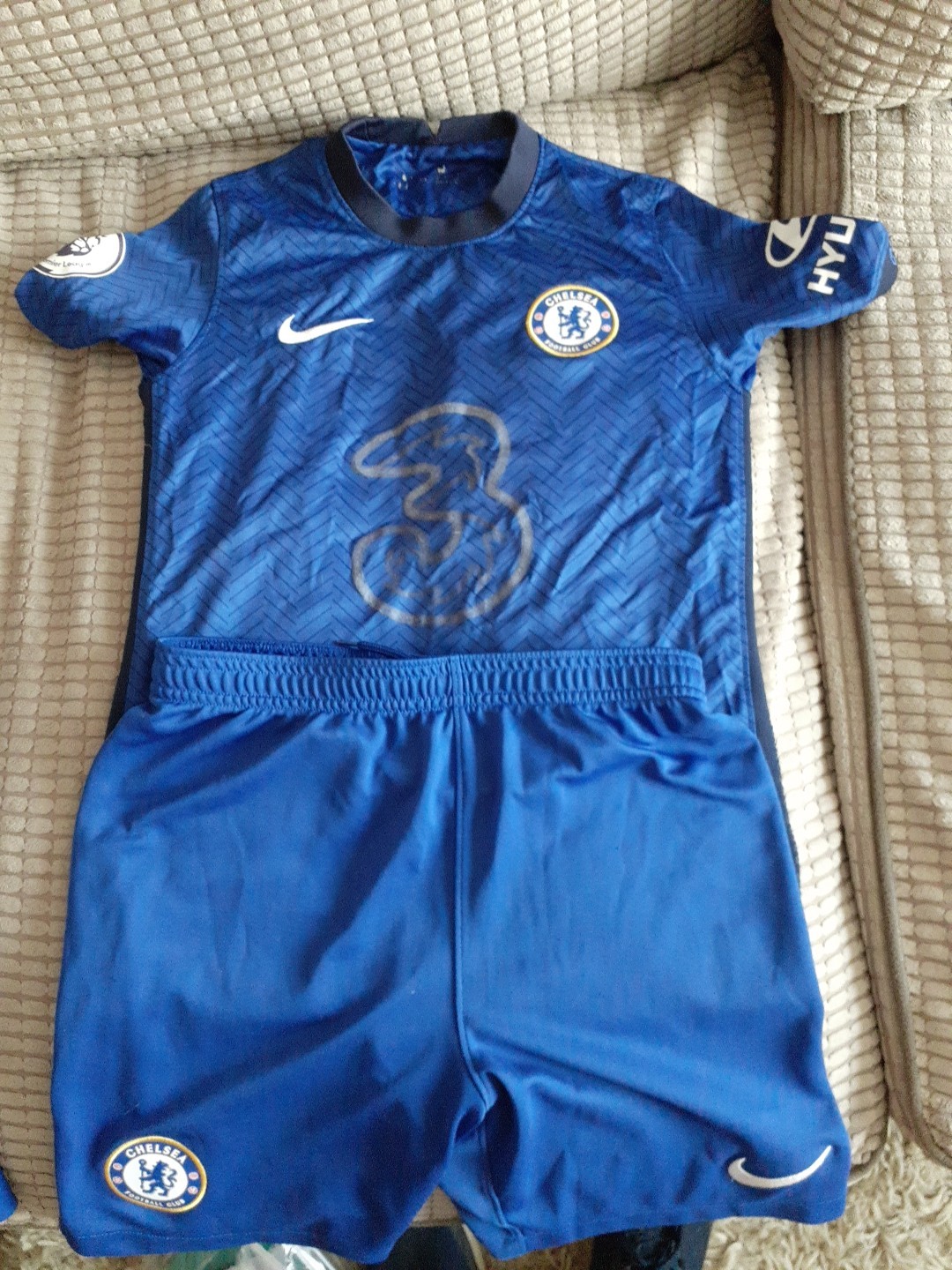 Boys Blue Chelsea Shirt And Shorts 10-12 Years - ABRAHAM 9 for sale on Ebay