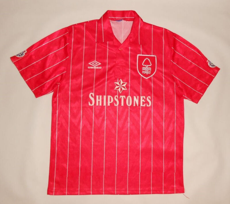 HOME SHIRT UMBRO NOTTINGHAM FOREST 1992-94 (M/L) Jersey Trikot Maillot Maglia for sale on Ebay