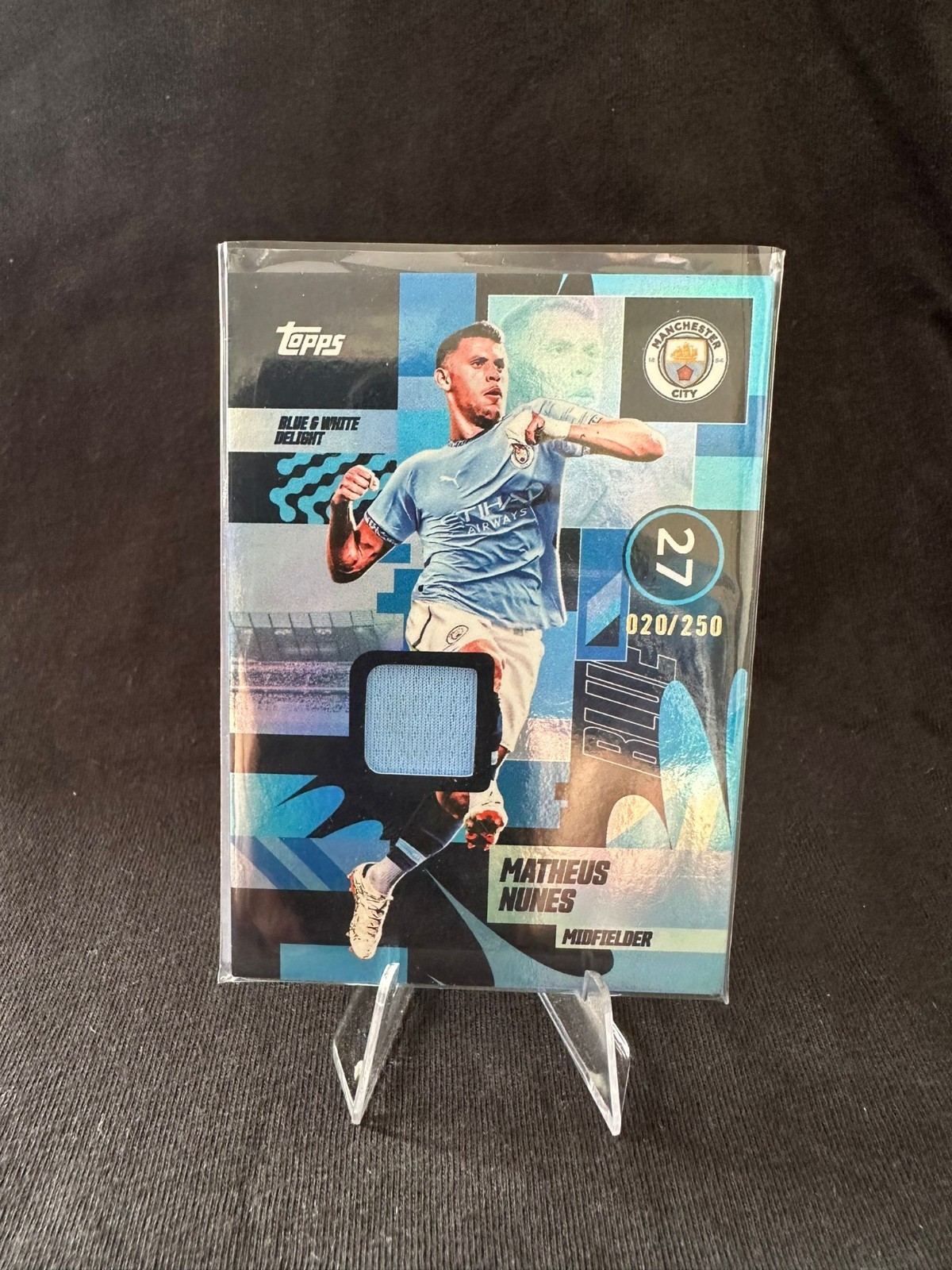 2024-25 Topps Manchester City Team Set MATHEUS NUNES Patch Relic /250 MCI for sale on Ebay