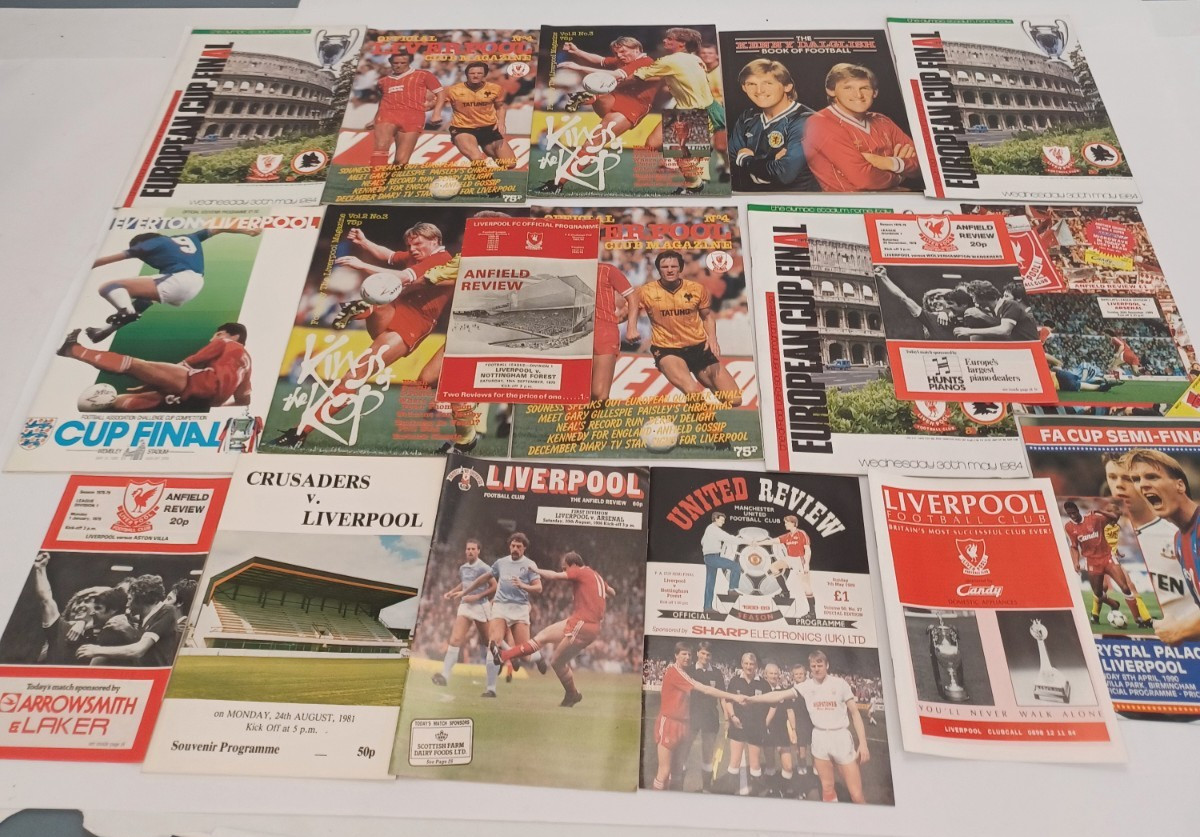 Liverpool F.C Programme Bundle - Mixed Fixtures - Various Seasons B62 O227 for sale on Ebay