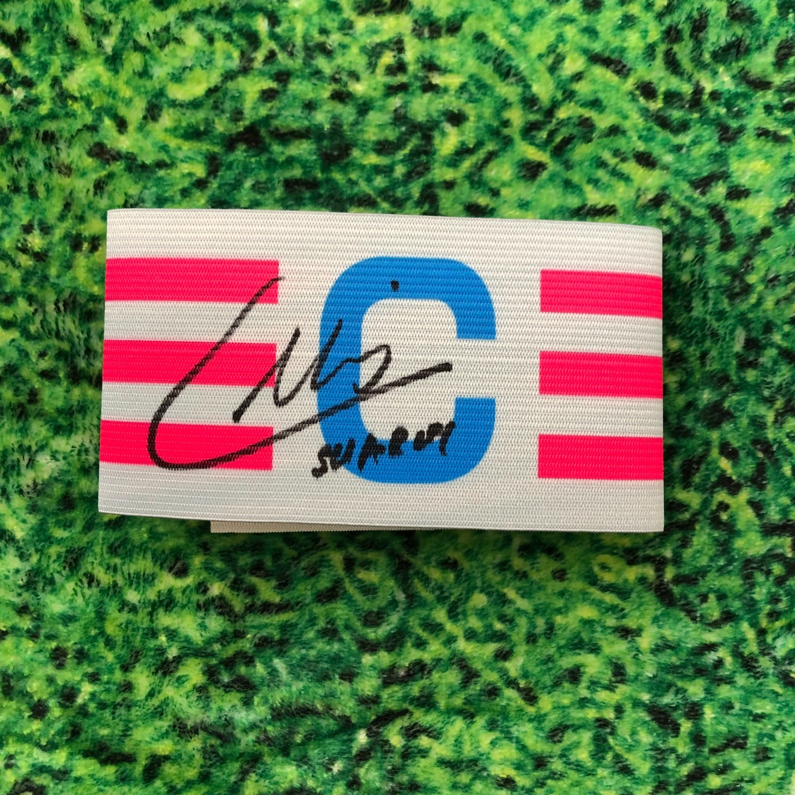 Luis Suarez Of Uruguay, Liverpool & Barcelona Signed Captains Armband wCOA for sale on Ebay
