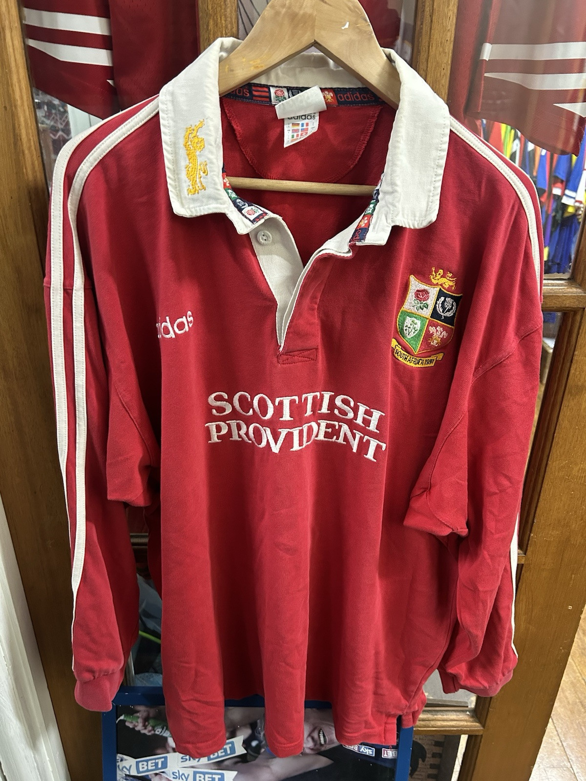 mens British And Irish Lions Rugby shirt 1997 South Africa Tour VGC for sale on Ebay