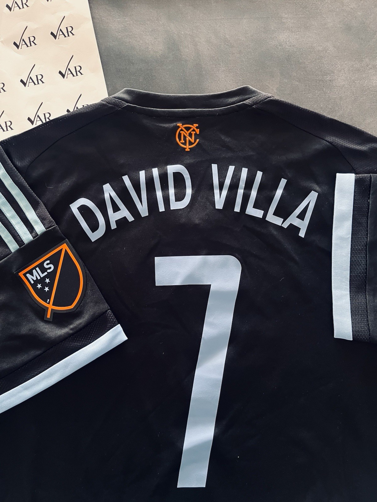 Excellent Genuine Villa 7 New York Size L 2015 Away Football Shirt for sale on Ebay