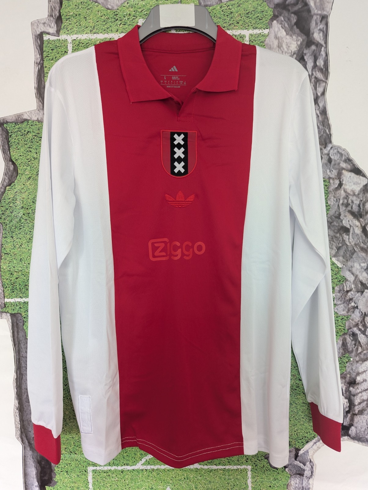 Ajax 2024/2025 125 Year Anniversary Edition Shirt Large (L) long sleeve & shorts for sale on Ebay