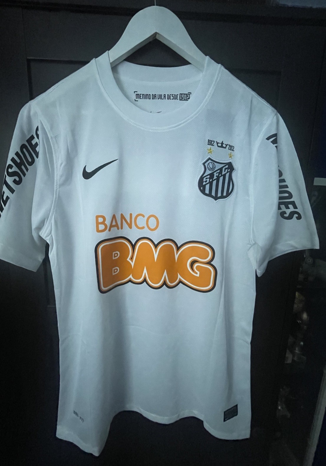 Neymar Jr #11 Santos 2011/12 Home Retro Shirt - Size Medium for sale on Ebay