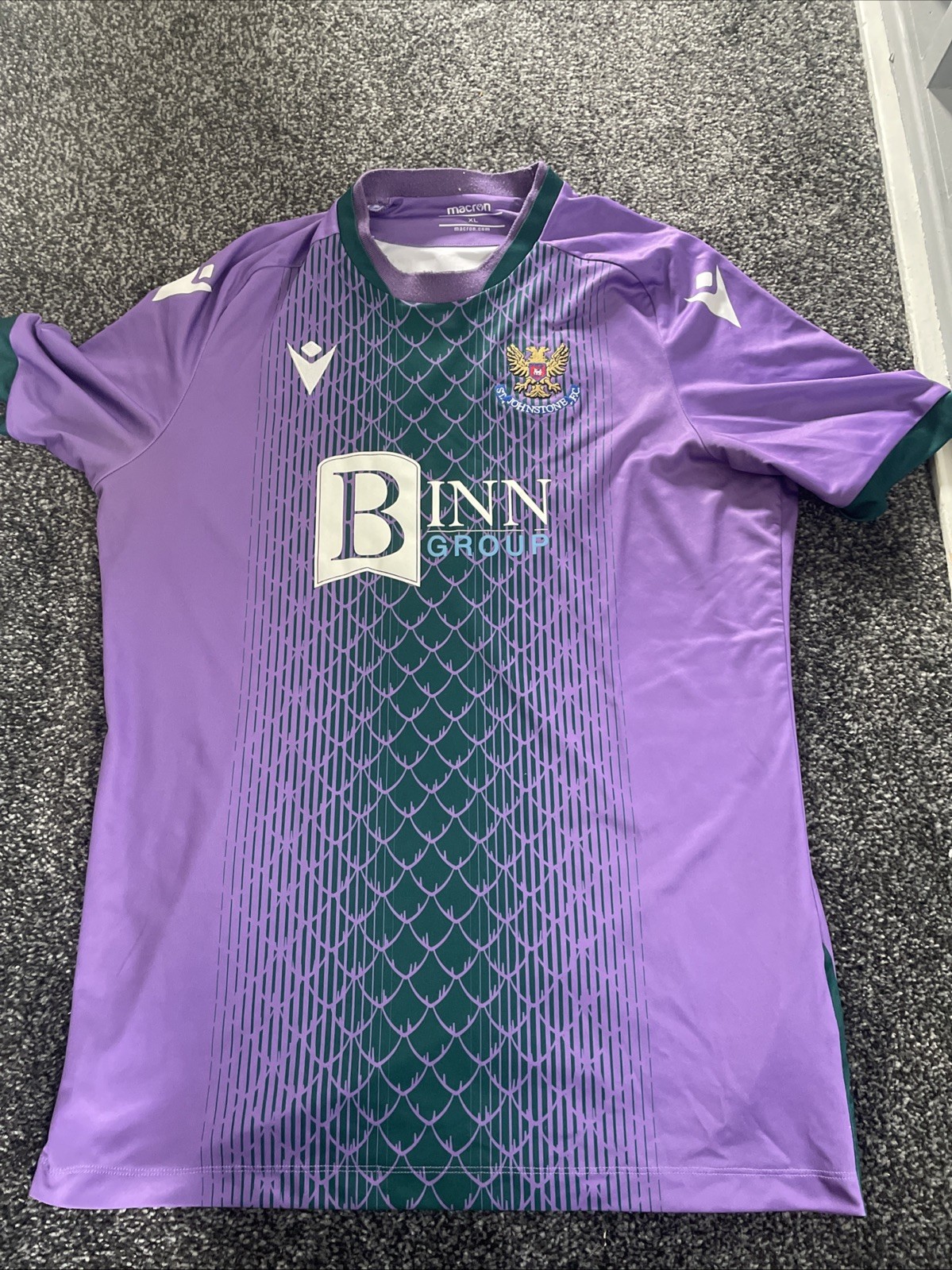 Macron St Johnstone - Away Shirt 2022/2023 Size XL for sale on Ebay