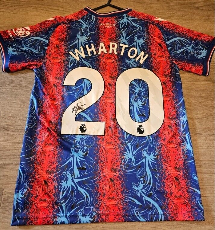 Adam Wharton Signed 24/25 Crystal Palace Shirt with COA for sale on Ebay