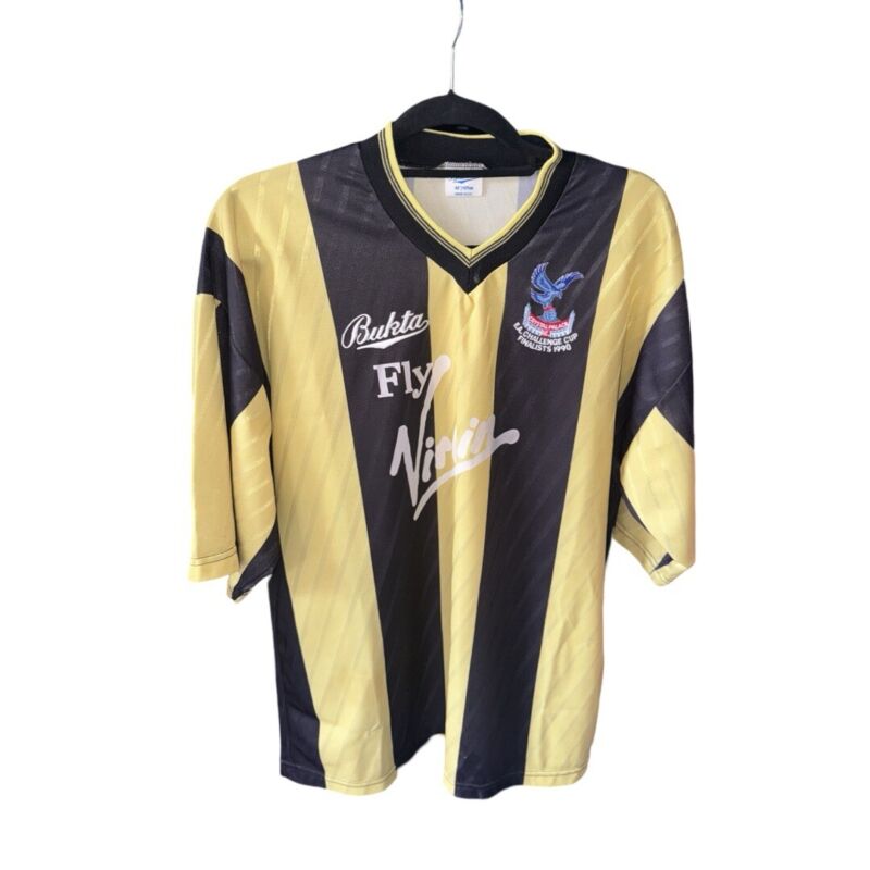 Crystal Palace 1989 1990 Away Football Shirt FA Cup Final Original Bukta - Large for sale on Ebay