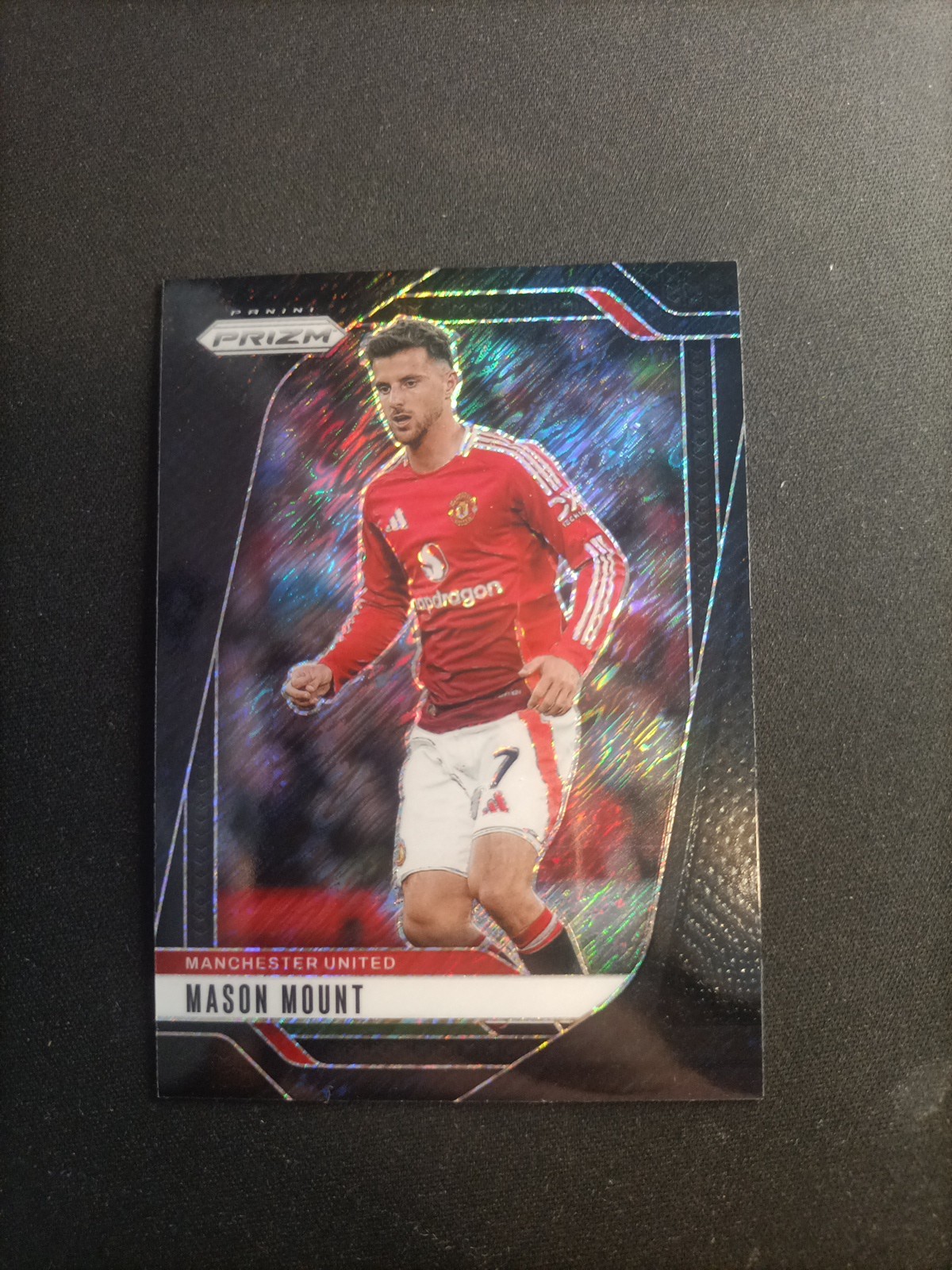 Panini Prizm 2024-25 Mason Mount Black Shimmer 1/1 Manchester United for sale on Ebay