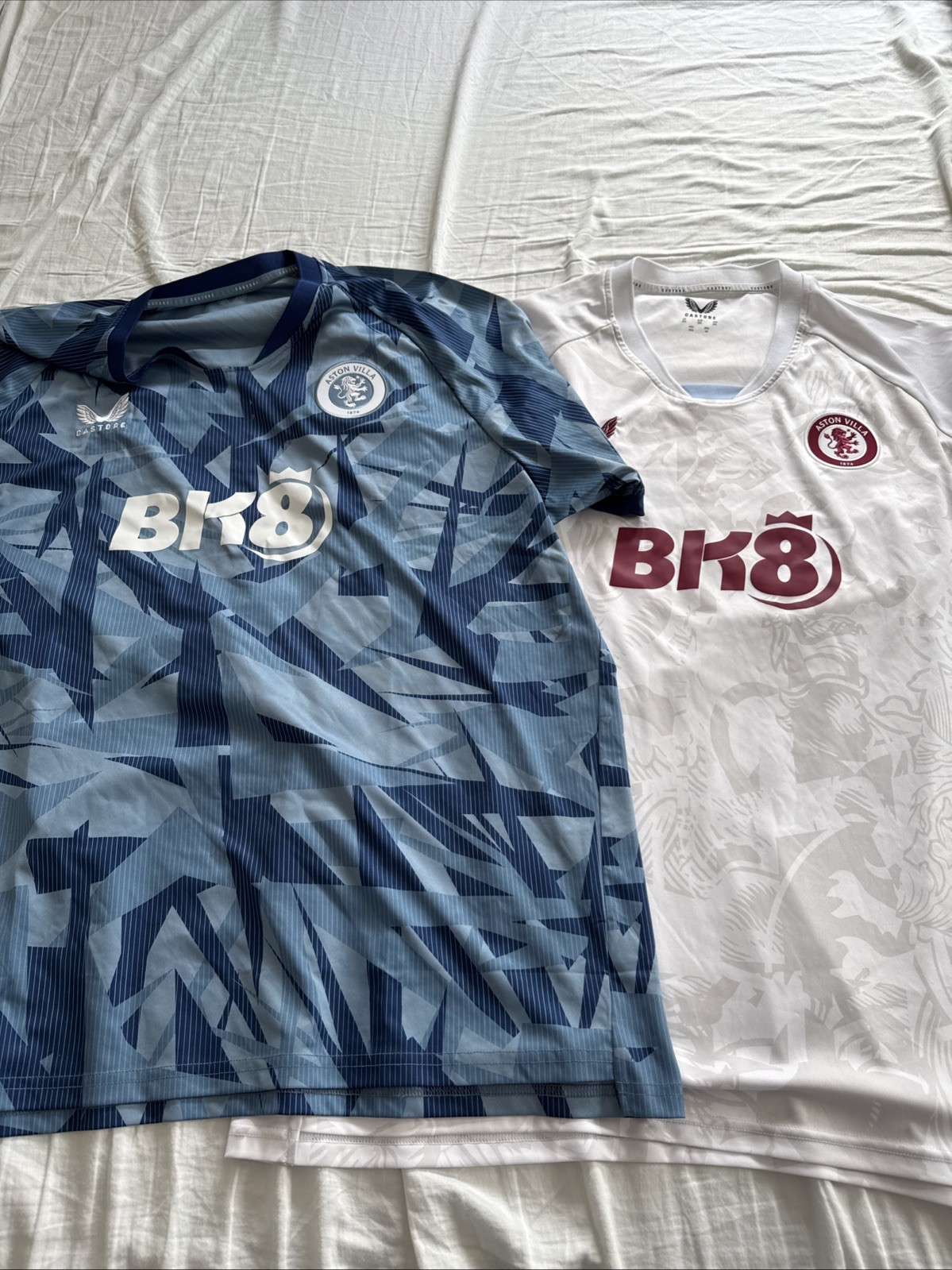 Aston Villa 2023-24 Away And 3rd Shirts Castore XXXL for sale on Ebay