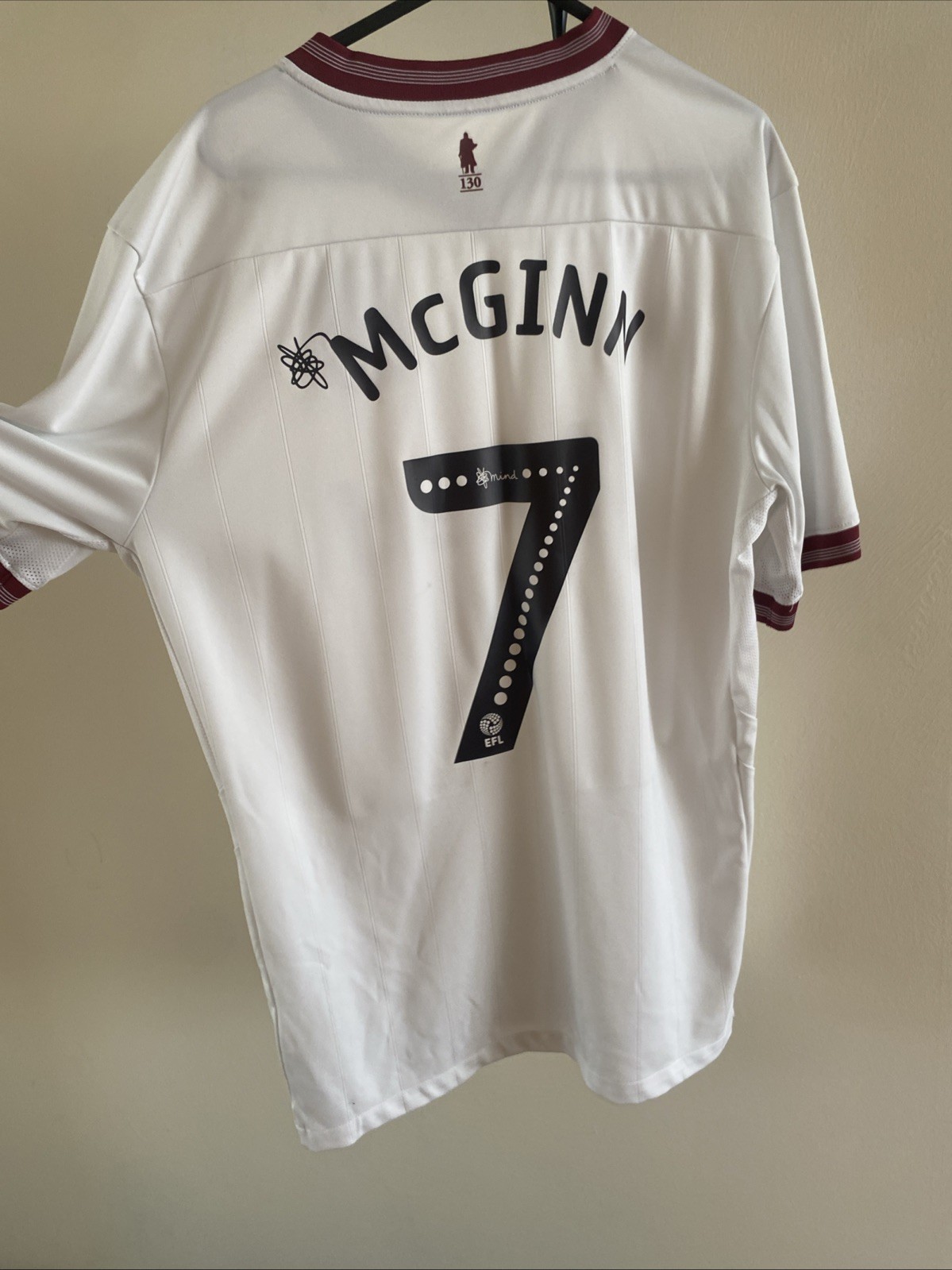 Aston Villa 18/19 Away Shirt McGinn for sale on Ebay
