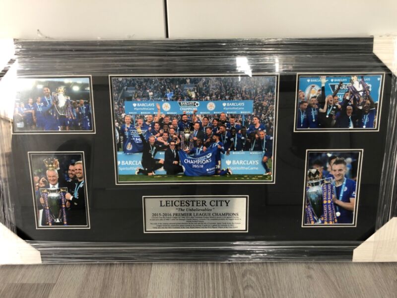 Leicester City 'The Unbelievables' 2015/16 Season Champions Framed Photo for sale on Ebay