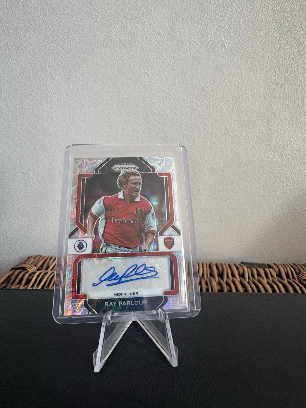 Ray Parlour Auto Panini Prizm 2022-23 Silver Mojo Arsenal England for sale on Ebay
