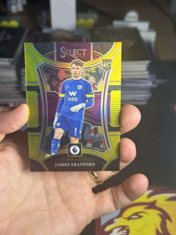 2023-24 Panini Select Premier League James Trafford Gold #/10 ROOKIE Burnley for sale on Ebay