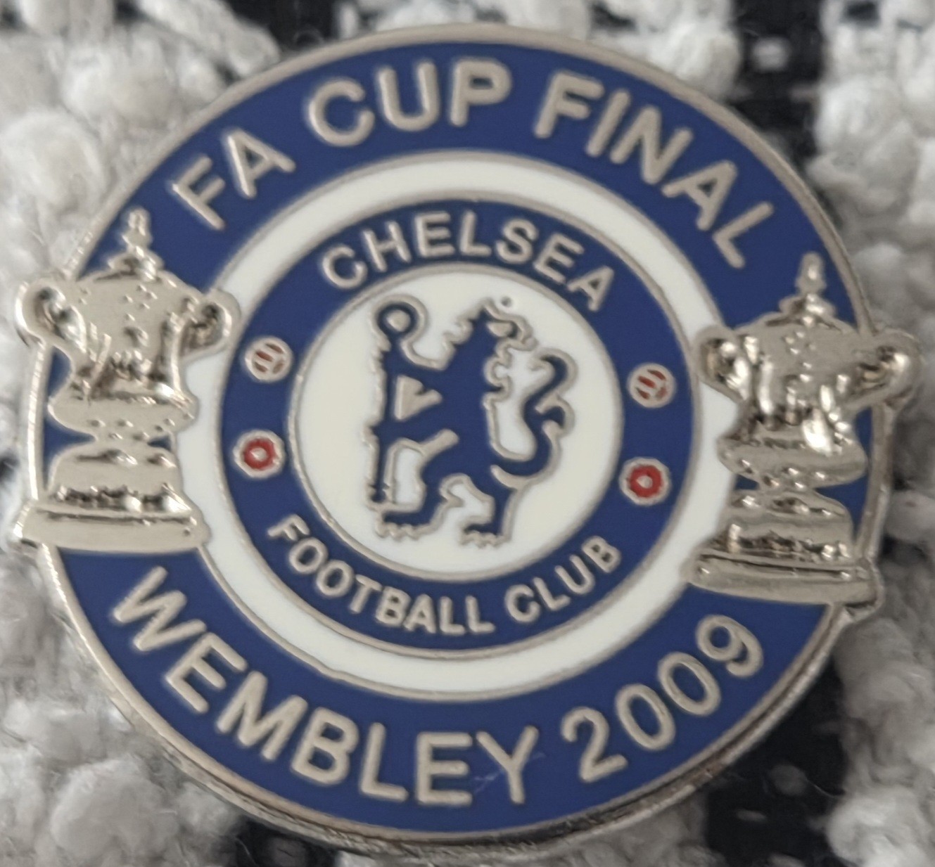 Chelsea FC Badge -  CHELSEA FA CUP FINAL 2009 BADGE  for sale on Ebay