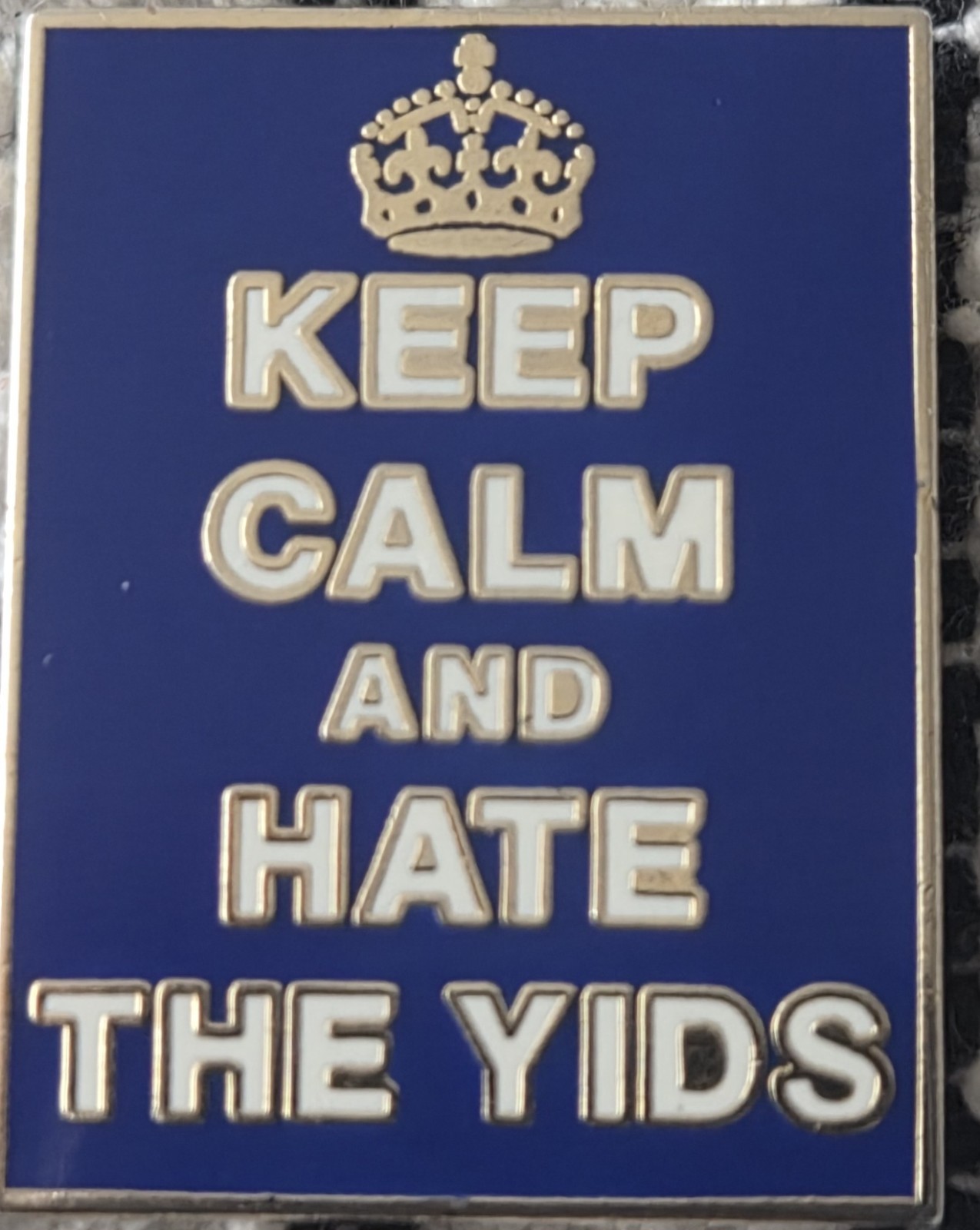 Chelsea FC Badge -  CHELSEA KEEP CALM AND HATE TOTTENHAM BADGE  for sale on Ebay