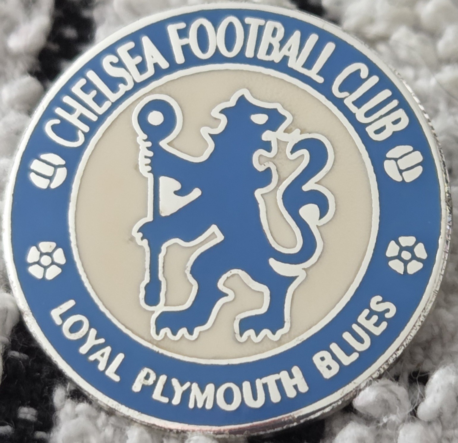 Chelsea FC Badge -  CHELSEA LOYAL PLYMOUTH BLUES SUPPORTERS BADGE  for sale on Ebay