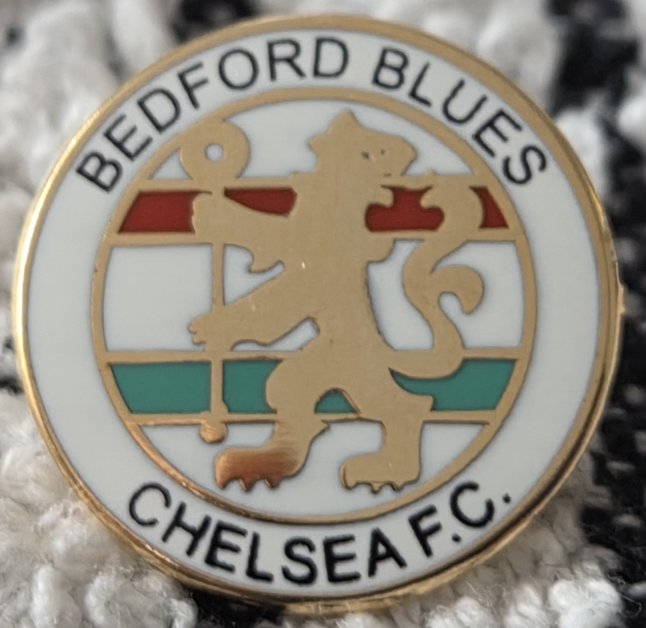 Chelsea FC Badge -  CHELSEA BEDFORD BLUES SUPPORTERS BADGE  for sale on Ebay
