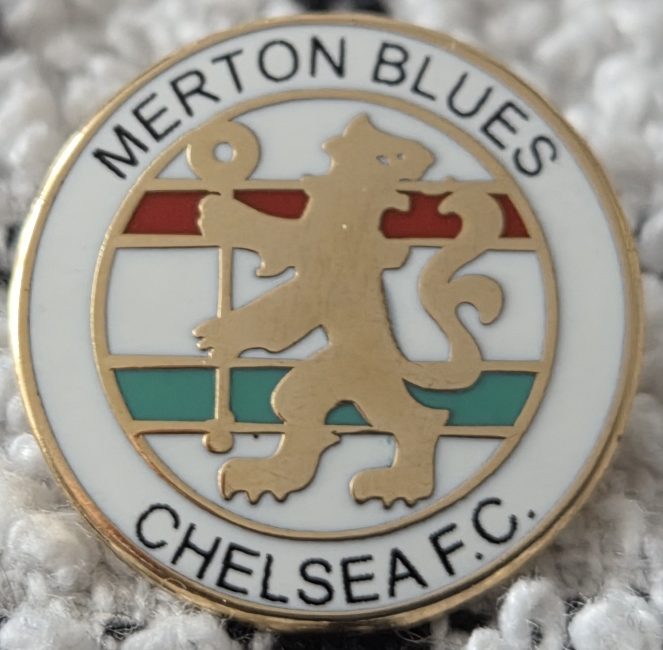 Chelsea FC Badge -  CHELSEA MERTON BLUES SUPPORTERS BADGE  for sale on Ebay